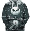 Jack Skellington 3D Printed Hoodie/Zipper Hoodie - ec1870c56a9a