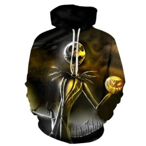 Jack Skellington 3D Printed Hoodie/Zipper Hoodie - f53b9e62ef16