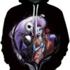 Jack Skellington 3D Printed Hoodie/Zipper Hoodie - fc8001b3ae97