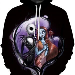 Jack Skellington 3D Printed Hoodie/Zipper Hoodie - fc8001b3ae97