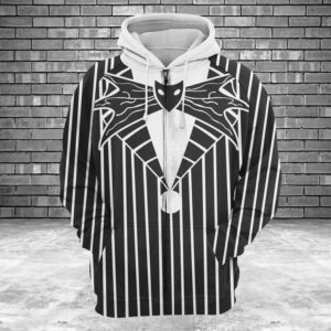 Jack Skellington Costume 3D Printed Hoodie/Zipper Hoodie - e9aa1e6a31ce