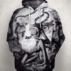 Jack Skellington Fox Racing Dirt Bike Flame 3D Printed Hoodie/Zipper Hoodie - 964f191b3f51
