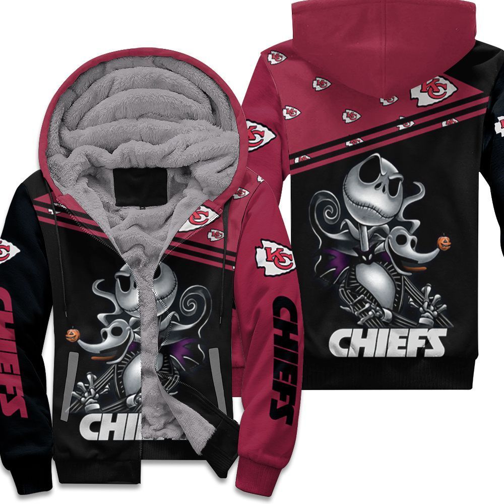 Jack Skellington Kansas City Chiefs 3D Hoodie Unisex Fleece Hoodie - 56369e70973f Jack Skellington Kansas City Chiefs 3D Hoodie Unisex Fleece Hoodie - 56369e70973f