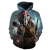 Jack Skellington Nightmare Before Christmas Pirate Jack Sparrow 3D Printed Hoodie/Zipper Hoodie - 0e7bcd6bfa13