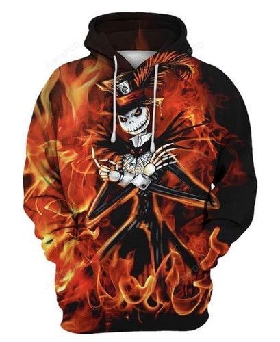Jack Skellington On Fire Halloween Horror Movie Pullover And Zippered Hoodies Custom 3d Graphic Printed 3d Hoodie All Over Print Hoodie For Men For Women - 88facea460ed Jack Skellington On Fire Halloween Horror Movie Pullover And Zippered Hoodies Custom 3d Graphic Printed 3d Hoodie All Over Print Hoodie For Men For Women - 88facea460ed