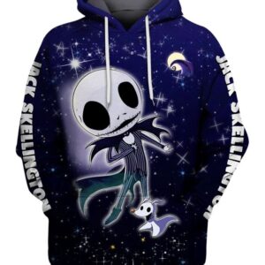 Jack Skellington Pullover And Zip Pered Hoodies Custom 3D Graphic Printed 3D Hoodie All Over Print Hoodie For Men For Womenhoodie - 8649fb4bc912