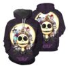 Jack Skellington The Nightmare Before Christmas Snow 3D Printed Hoodie/Zipper Hoodie - 72c0037ec424
