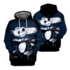 Jack Skellington in Tuxedo 3D Printed Hoodie/Zipper Hoodie - a98c1811d7f4