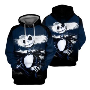 Jack Skellington in Tuxedo 3D Printed Hoodie/Zipper Hoodie - a98c1811d7f4