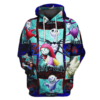 Jack and Sally Nightmare Before Christmas 3D Printed Hoodie/Zipper Hoodie - 8879aa90c3e7