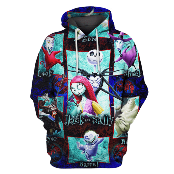 Jack and Sally Nightmare Before Christmas 3D Printed Hoodie/Zipper Hoodie - 8879aa90c3e7 Jack and Sally Nightmare Before Christmas 3D Printed Hoodie/Zipper Hoodie - 8879aa90c3e7