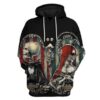 Jack and Sally Nightmare Before Christmas Skull Art 3D Printed Hoodie/Zipper Hoodie - f75478da90d3
