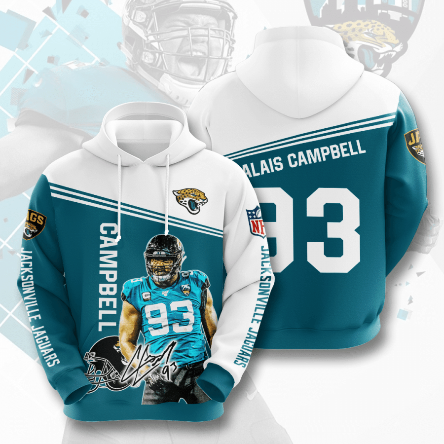 Jacksonville Jaguars 3D Hoodie - 314a60be9718 Jacksonville Jaguars 3D Hoodie - 314a60be9718