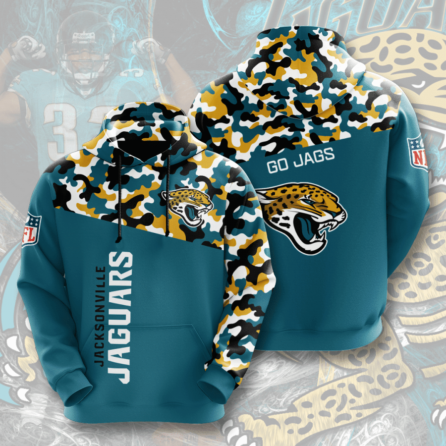 Jacksonville Jaguars 3D Hoodie - 424b2b6b9c56 Jacksonville Jaguars 3D Hoodie - 424b2b6b9c56