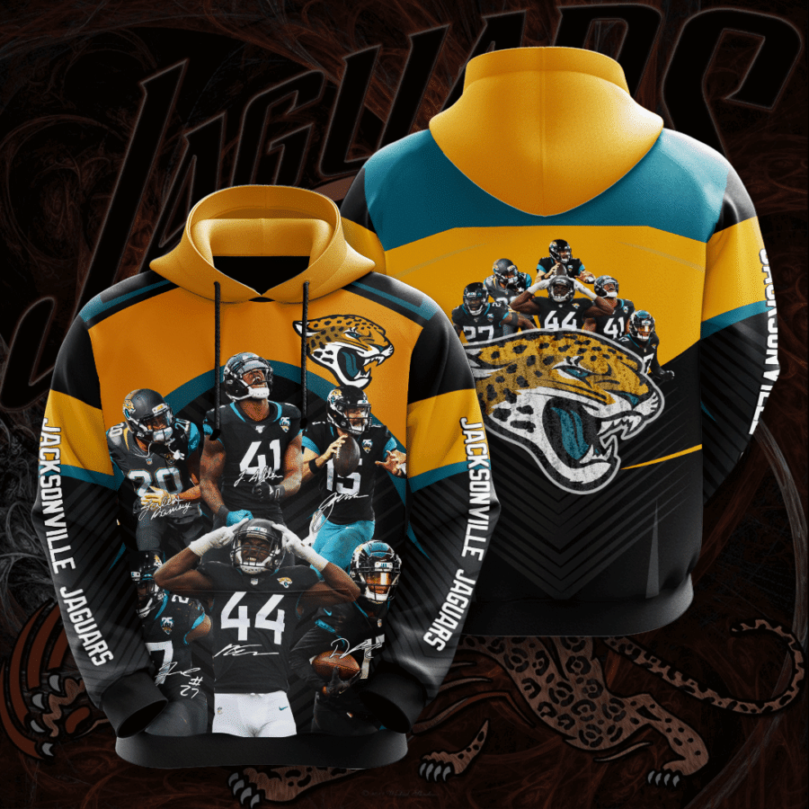 Jacksonville Jaguars 3D Hoodie - 7a4e7422099a Jacksonville Jaguars 3D Hoodie - 7a4e7422099a