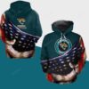 Jacksonville Jaguars American Pullover And Zippered Hoodies Custom 3d Graphic Printed 3d Hoodie All Over Print Hoodie For Men For Women - 13320971f264
