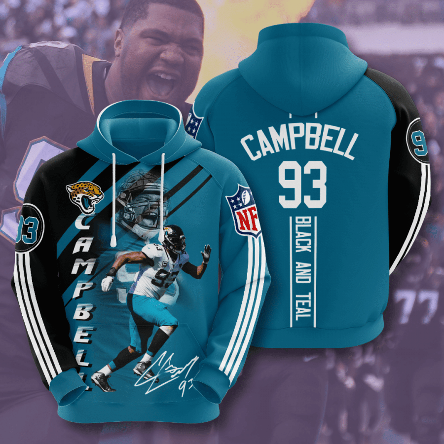 Jacksonville Jaguars Calais Campbell 3D Hoodie For Men For Women All Over Printed Hoodie - 9959ad0b5d2d Jacksonville Jaguars Calais Campbell 3D Hoodie For Men For Women All Over Printed Hoodie - 9959ad0b5d2d