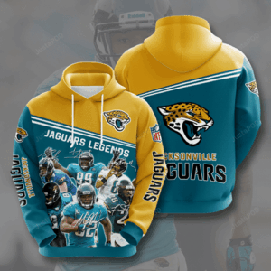 Jacksonville Jaguars Legends Pullover And Zippered Hoodies Custom 3d Graphic Printed 3d Hoodie All Over Print Hoodie For Men For Women - 1894d0eb3743