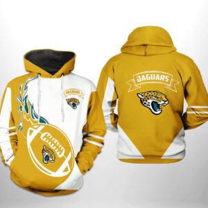 Jacksonville Jaguars NFL Classic 3D Printed Hoodie/Zipper Hoodie - 4d84902a1384