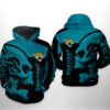 Jacksonville Jaguars NFL Skull 3D Printed Hoodie/Zipper Hoodie - 99cf11a2edf2