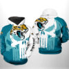 Jacksonville Jaguars NFL Team Skull 3D Printed Hoodie/Zipper Hoodie - 5706d24c115b