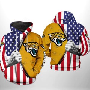 Jacksonville Jaguars NFL US Flag Team 3D Printed Hoodie/Zipper Hoodie - ae3991ada858