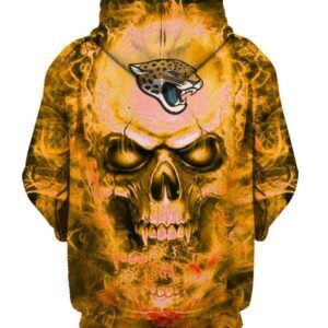 Jacksonville Jaguars Nfl Football Skull Hoodie All Over Print 3D Hoodie 3D Sweatshirt Clothing Hoodie21591 - c0f6b423c842