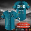Jacksonville Jaguars Nfl Light Blue Personalized Baseball Jersey Shirt