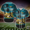 Jacksonville Jaguars Nfl Palm Tree Baseball Jersey