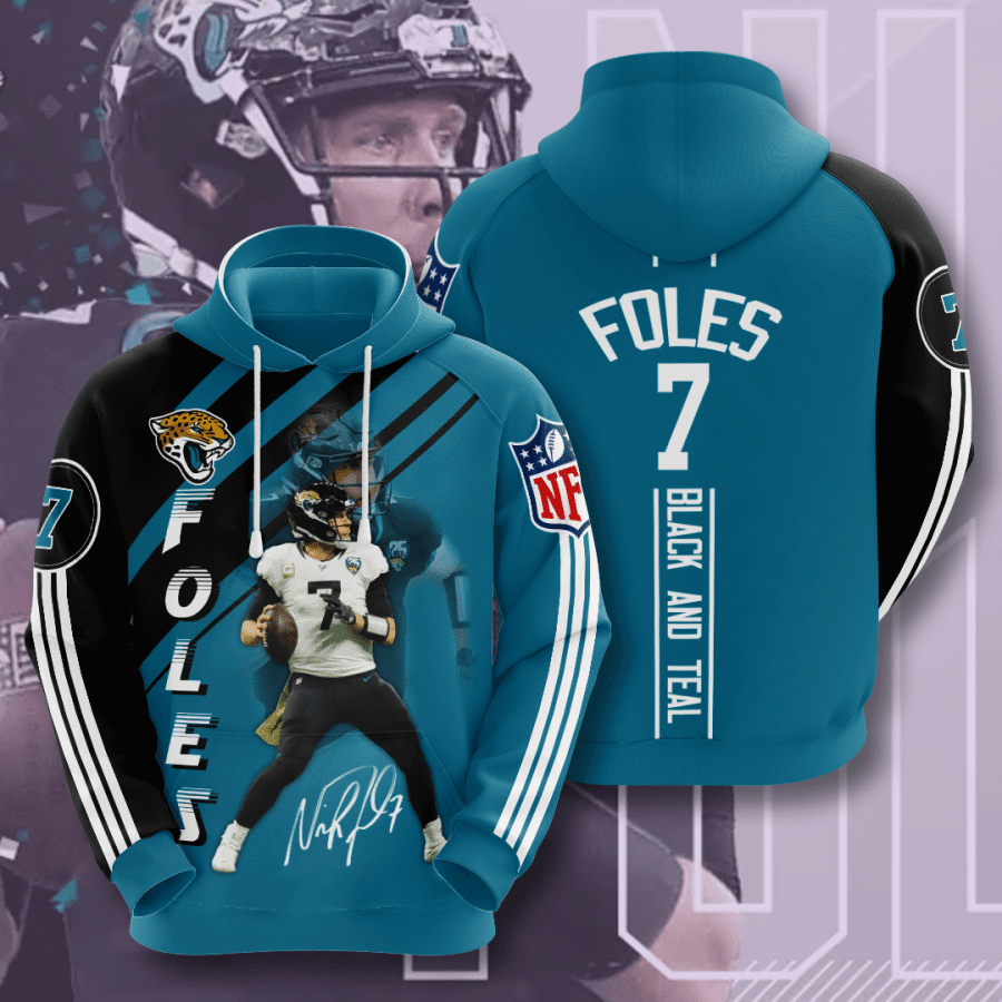 Jacksonville Jaguars Nick Foles 3D Hoodie For Men For Women All Over Printed Hoodie - 78342ef80506 Jacksonville Jaguars Nick Foles 3D Hoodie For Men For Women All Over Printed Hoodie - 78342ef80506