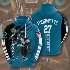Jacksonville Jaguars Number 27 Pullover And Zippered Hoodies Custom 3d Graphic Printed 3d Hoodie All Over Print Hoodie For Men For Women - 9ac0a55d1a6e