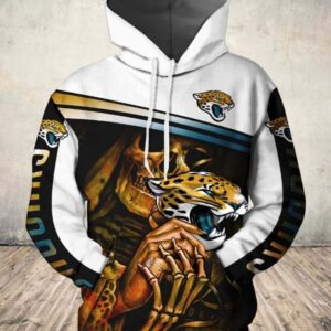 Jacksonville Jaguars Skull Pullover And Zippered Hoodies Custom 3D Graphic Printed 3D Hoodie All Over Print Hoodie Sweatshirt For Fans Men Women - 8f14d618183a