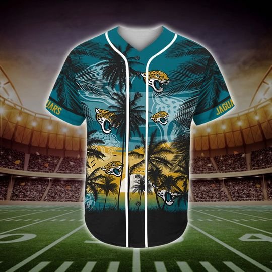 Jacksonville Jaguars Tropical Baseball Jersey Jacksonville Jaguars Tropical Baseball Jersey