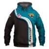 Jacksonville Jaguars Zip 3D Hoodie All Over Print - feea964136aa