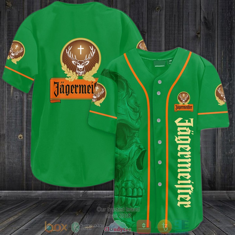 Jagermeister Skull Baseball Jersey Jagermeister Skull Baseball Jersey