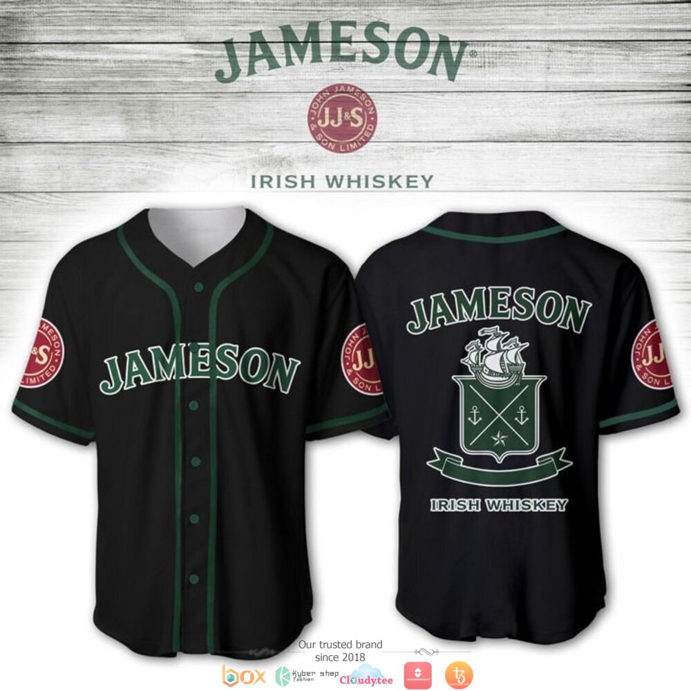 Jameson Irish Whiskey Baseball Jersey Jameson Irish Whiskey Baseball Jersey