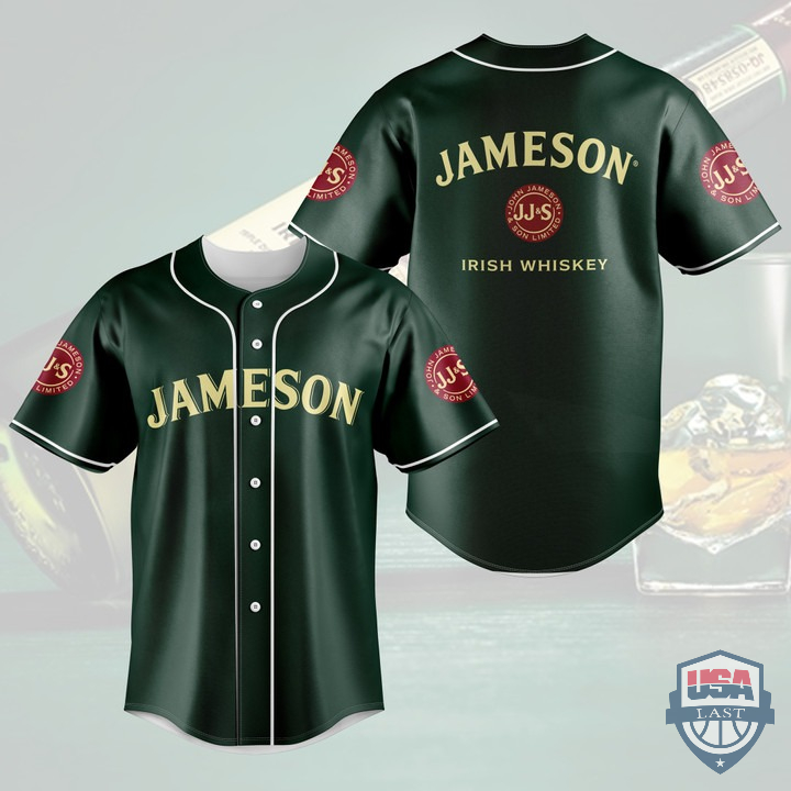 Jameson Irish Whiskey Baseball Jersey Shirt Jameson Irish Whiskey Baseball Jersey Shirt