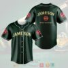 Jameson Irish Whiskey Dark Green Baseball Jersey