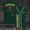 Jameson Irish Whiskey Green Baseball Jersey