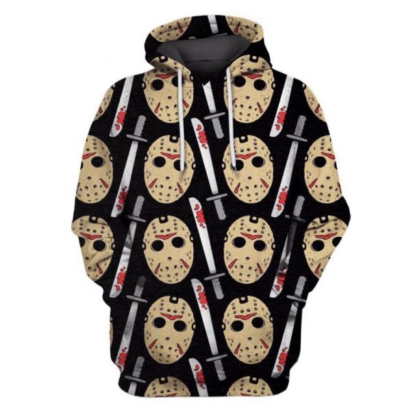 Jason Voorhees Friday The 13Th Pattern 3D Printed Hoodie/Zipper Hoodie - 2842bd8bccdb Jason Voorhees Friday The 13Th Pattern 3D Printed Hoodie/Zipper Hoodie - 2842bd8bccdb