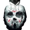 Jason Voorhees Friday the 13th Crystal Lake Art 3D Printed Hoodie/Zipper Hoodie - 40e66e331f5b
