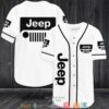 Jeep White Baseball Jersey