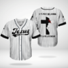 Jesus Has My Back Its Not A Religion Its A Relationship Baseball Jersey Shirt