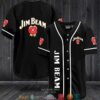 Jim Beam In Black Baseball Jersey Shirt