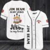 Jim Beam In My Veins Jesus In My Heart Baseball Jersey