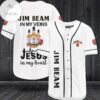 Jim Beam In My Veins Jesus In My Heart Baseball Jersey Shirt