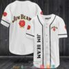 Jim Beam White Baseball Jersey