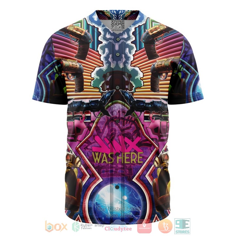 Jinx Arcane League Of Legends Baseball Jersey Jinx Arcane League Of Legends Baseball Jersey