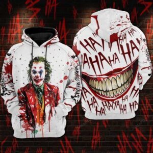 Joaquin Phoenix Joker Men and Women 3D Hoodie Shirt Joaquin Phoenix Joker 3D Shirt Joker 3D All Over Printed Shirt - 2d9f0707cfcb