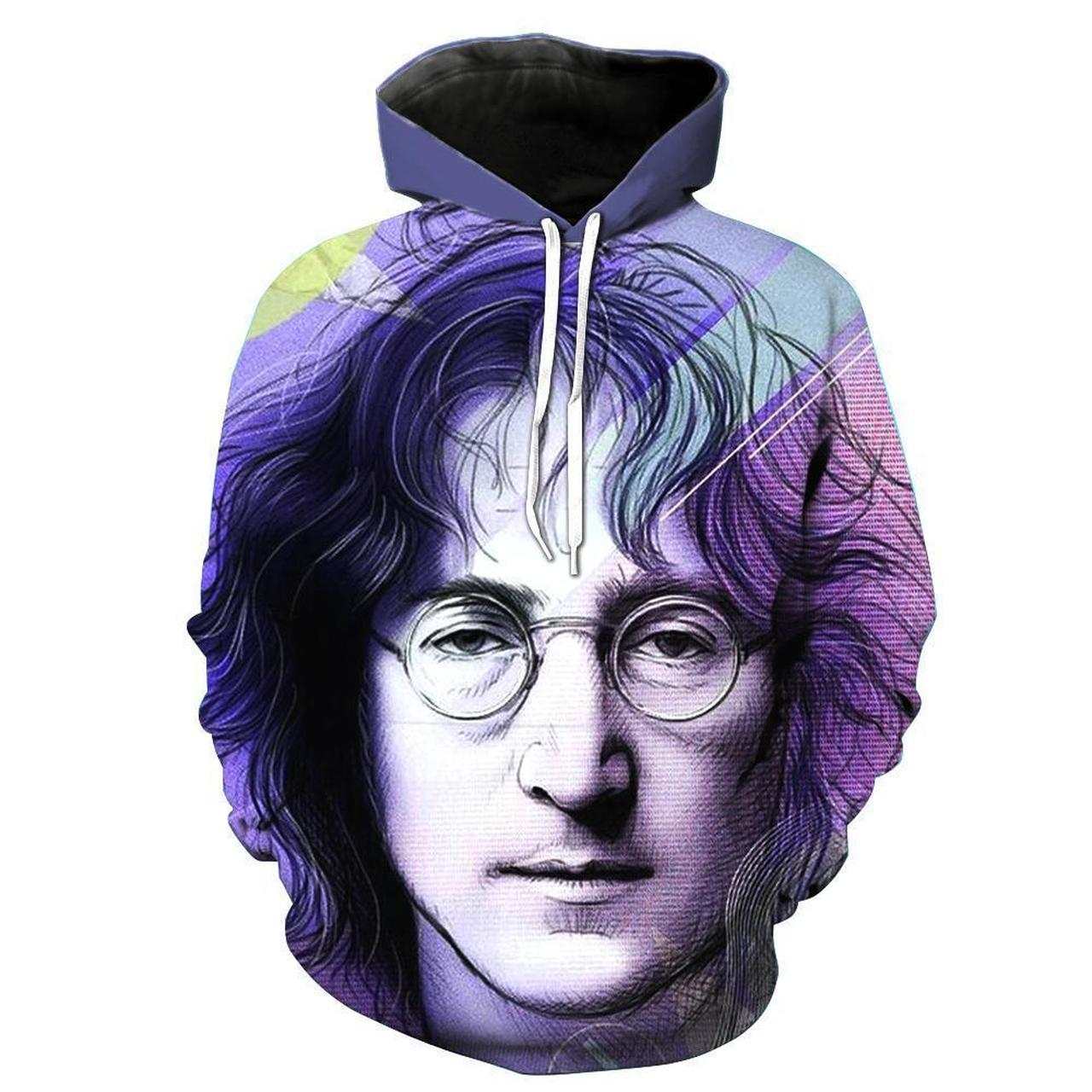 John Lennon 3D Printed Hoodie/Zipper Hoodie - 37ea01854655 John Lennon 3D Printed Hoodie/Zipper Hoodie - 37ea01854655